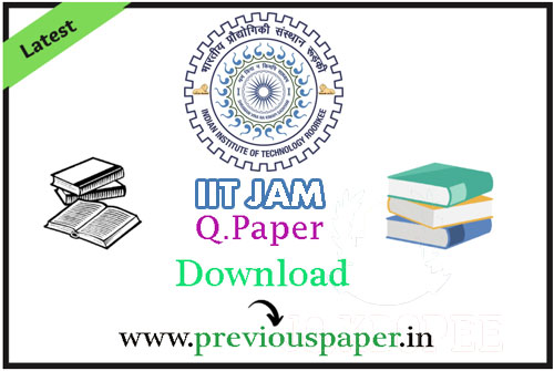 IIT JAM Question Paper