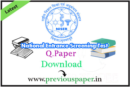 NEST Question Paper