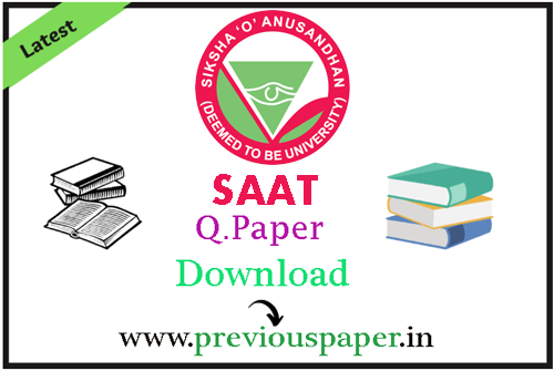 SAAT Sample Papers