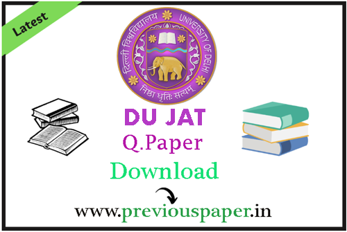 DU JAT Sample Papers