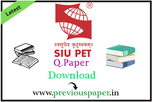 SIU PET Sample Papers